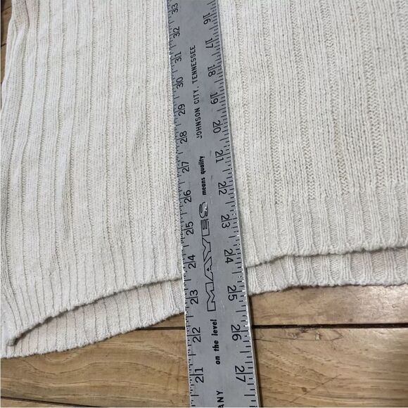 PARRINELLO Sweater Womens Cream VTG 90s Ramie Silk Ramie Rabbit Angora Knit S - Picture 6 of 16